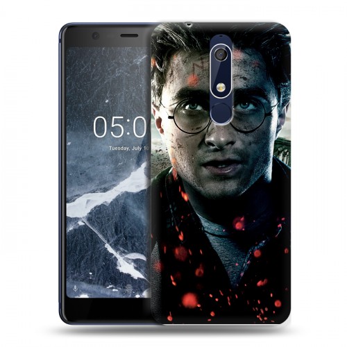 Дизайнерский пластиковый чехол для Nokia 5.1 Гарри Поттер