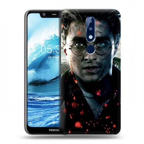 Дизайнерский силиконовый чехол для Nokia 5.1 Plus Гарри Поттер