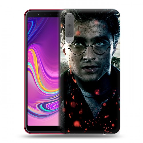 Дизайнерский силиконовый с усиленными углами чехол для Samsung Galaxy A7 (2018) Гарри Поттер