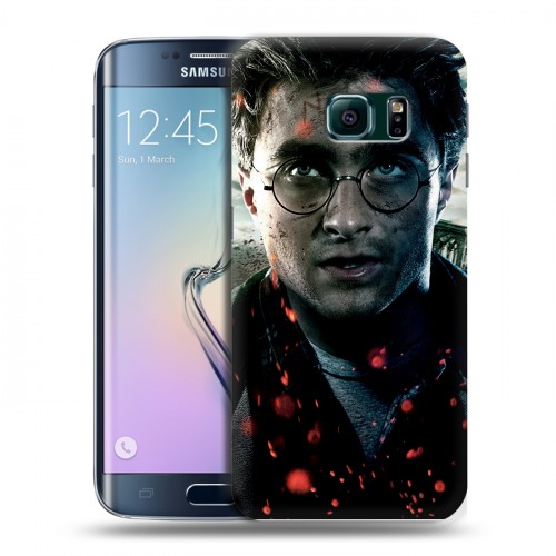 Дизайнерский пластиковый чехол для Samsung Galaxy S6 Edge Гарри Поттер