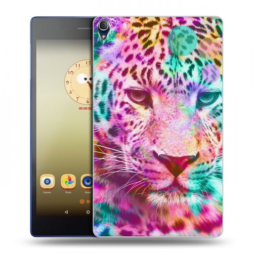 Дизайнерский силиконовый чехол для Lenovo Tab 3 8 Plus Леопард гламур