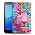 Дизайнерский силиконовый чехол для Huawei MediaPad M5 lite 8 Леопард гламур