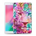 Дизайнерский силиконовый чехол для Samsung Galaxy Tab A 8.0 (2019) Леопард гламур