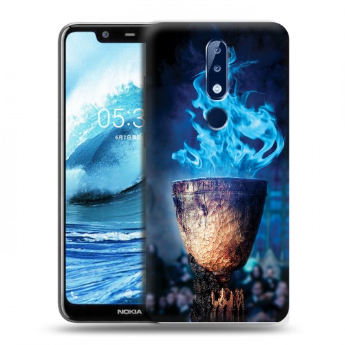 Дизайнерский силиконовый чехол для Nokia 5.1 Plus Гарри Поттер