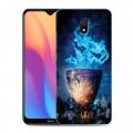 Дизайнерский силиконовый с усиленными углами чехол для Xiaomi RedMi 8A Гарри Поттер