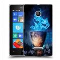 Дизайнерский пластиковый чехол для Microsoft Lumia 435 Гарри Поттер