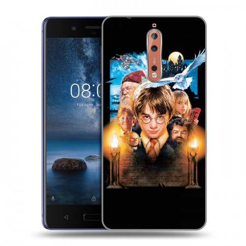 Дизайнерский пластиковый чехол для Nokia 8 Гарри Поттер