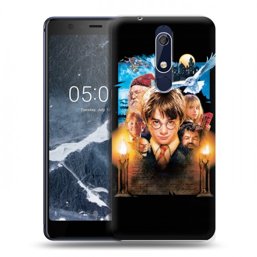 Дизайнерский пластиковый чехол для Nokia 5.1 Гарри Поттер