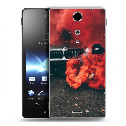 Дизайнерский пластиковый чехол для Sony Xperia TX Bmw