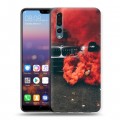 Дизайнерский силиконовый с усиленными углами чехол для Huawei P20 Pro Bmw