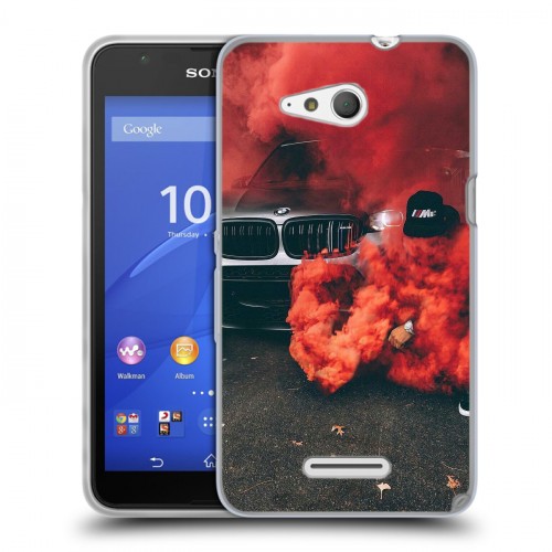 Дизайнерский пластиковый чехол для Sony Xperia E4g Bmw