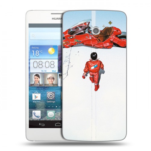 Дизайнерский пластиковый чехол для Huawei Ascend D2 Аниме