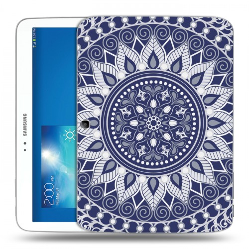 Дизайнерский силиконовый чехол для Samsung Galaxy Tab 3 10.1 Мандалы