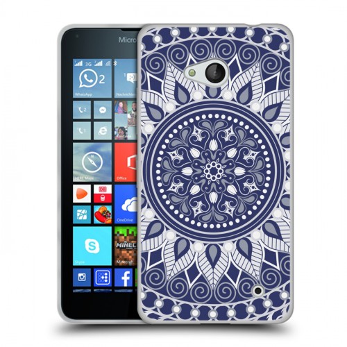 Дизайнерский силиконовый чехол для Microsoft Lumia 640 Мандалы
