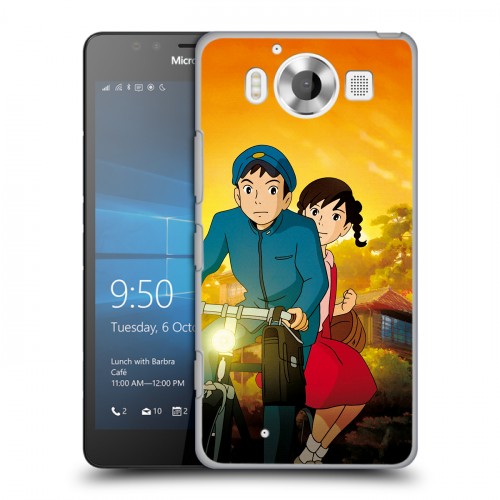 Дизайнерский пластиковый чехол для Microsoft Lumia 950 Аниме