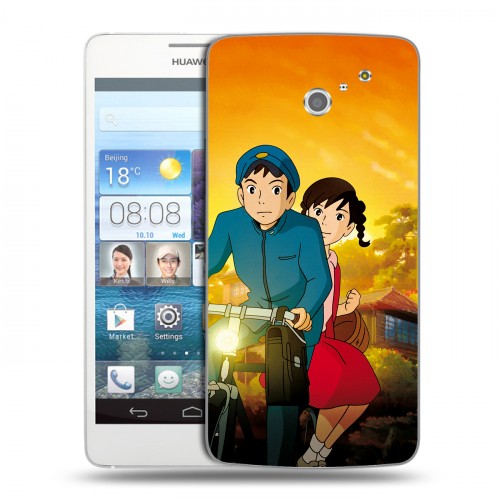 Дизайнерский пластиковый чехол для Huawei Ascend D2 Аниме