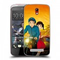 Дизайнерский пластиковый чехол для HTC Desire 500 Аниме