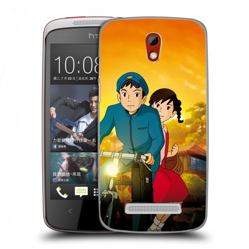 Дизайнерский пластиковый чехол для HTC Desire 500 Аниме