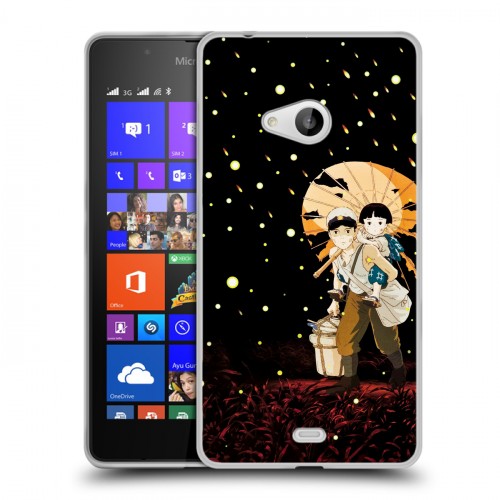 Дизайнерский пластиковый чехол для Microsoft Lumia 540 Аниме