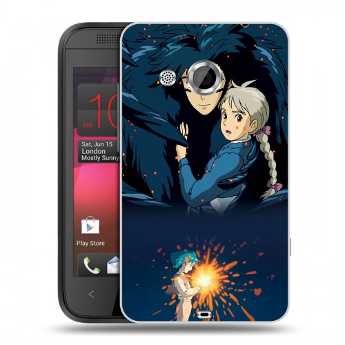 Дизайнерский пластиковый чехол для HTC Desire 200 Аниме