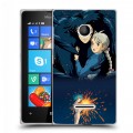 Дизайнерский пластиковый чехол для Microsoft Lumia 435 Аниме