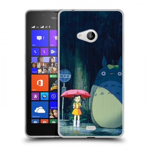 Дизайнерский пластиковый чехол для Microsoft Lumia 540 Аниме