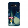 Дизайнерский пластиковый чехол для Samsung Galaxy S10 Plus Аниме