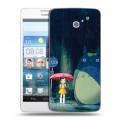 Дизайнерский пластиковый чехол для Huawei Ascend D2 Аниме