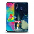 Дизайнерский пластиковый чехол для Samsung Galaxy M20 Аниме