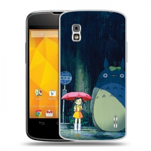 Дизайнерский пластиковый чехол для LG Google Nexus 4 Аниме