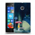 Дизайнерский пластиковый чехол для Microsoft Lumia 435 Аниме