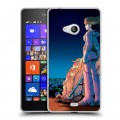 Дизайнерский пластиковый чехол для Microsoft Lumia 540 Аниме