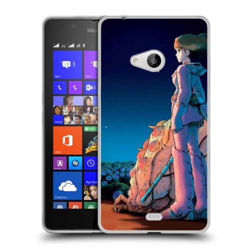 Дизайнерский пластиковый чехол для Microsoft Lumia 540 Аниме