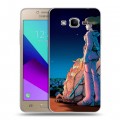 Дизайнерский силиконовый с усиленными углами чехол для Samsung Galaxy J2 Prime Аниме