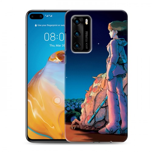 Дизайнерский пластиковый чехол для Huawei P40 Аниме