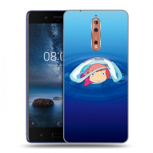 Дизайнерский пластиковый чехол для Nokia 8 Аниме