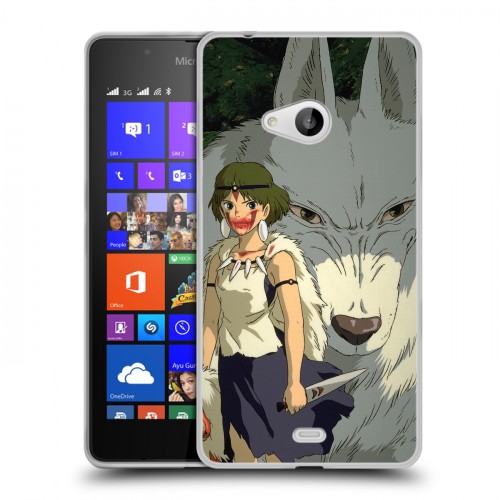 Дизайнерский пластиковый чехол для Microsoft Lumia 540 Аниме