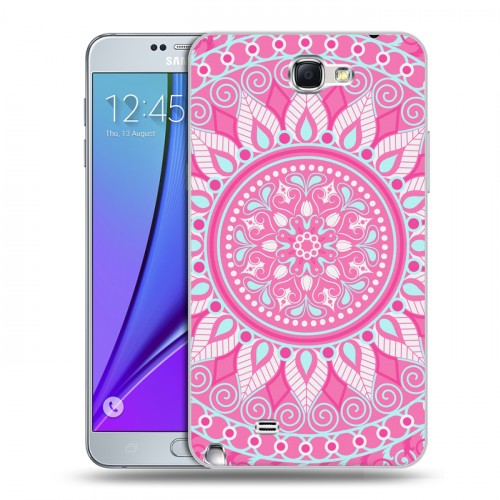 Дизайнерский пластиковый чехол для Samsung Galaxy Note 2 Мандалы