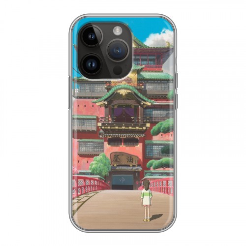 Дизайнерский силиконовый чехол для Iphone 14 Pro Аниме