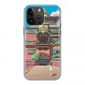 Дизайнерский силиконовый чехол для Iphone 14 Pro Max Аниме