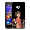 Дизайнерский пластиковый чехол для Microsoft Lumia 540 Аниме