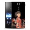 Дизайнерский пластиковый чехол для Sony Xperia TX Аниме