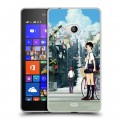 Дизайнерский пластиковый чехол для Microsoft Lumia 540 Аниме