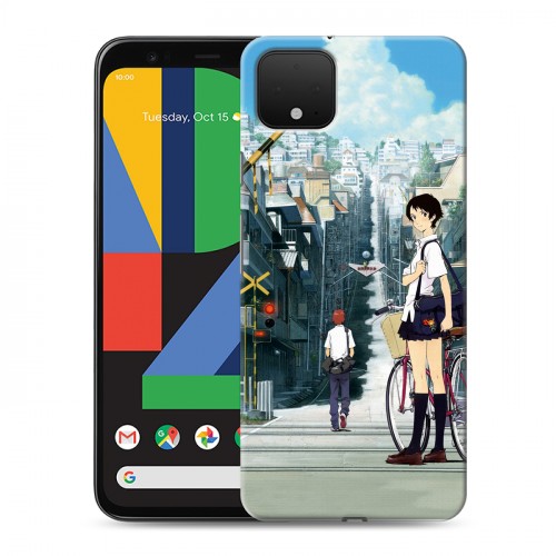 Дизайнерский силиконовый чехол для Google Pixel 4 XL Аниме