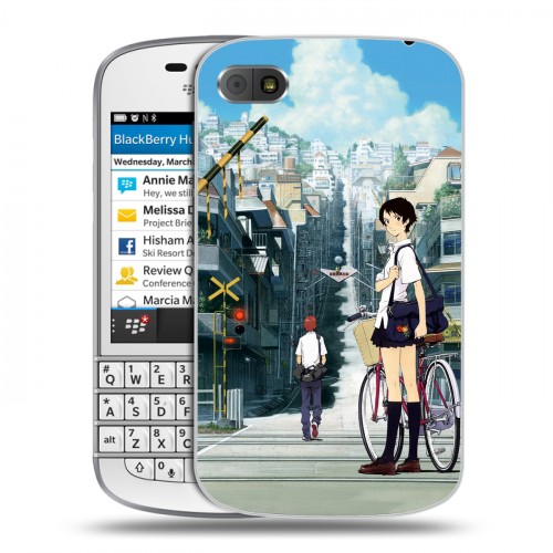 Дизайнерский пластиковый чехол для BlackBerry Q10 Аниме