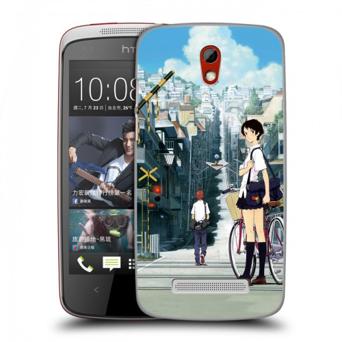 Дизайнерский пластиковый чехол для HTC Desire 500 Аниме