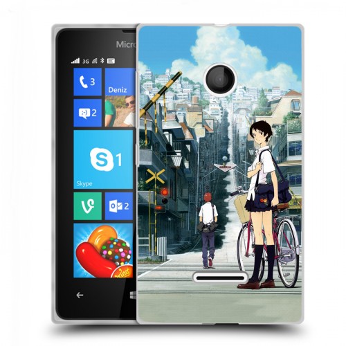 Дизайнерский пластиковый чехол для Microsoft Lumia 435 Аниме