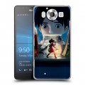 Дизайнерский пластиковый чехол для Microsoft Lumia 950 Аниме