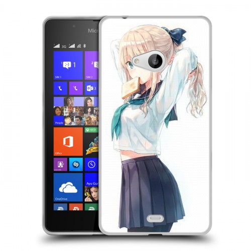 Дизайнерский пластиковый чехол для Microsoft Lumia 540 Аниме