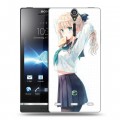 Дизайнерский пластиковый чехол для Sony Xperia S Аниме